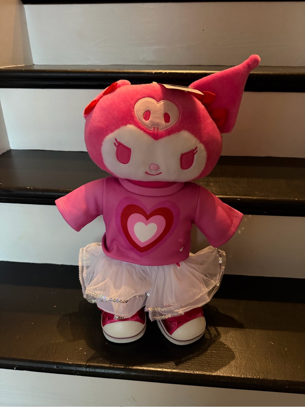 Build a bear Valentine Kuromi with outfit